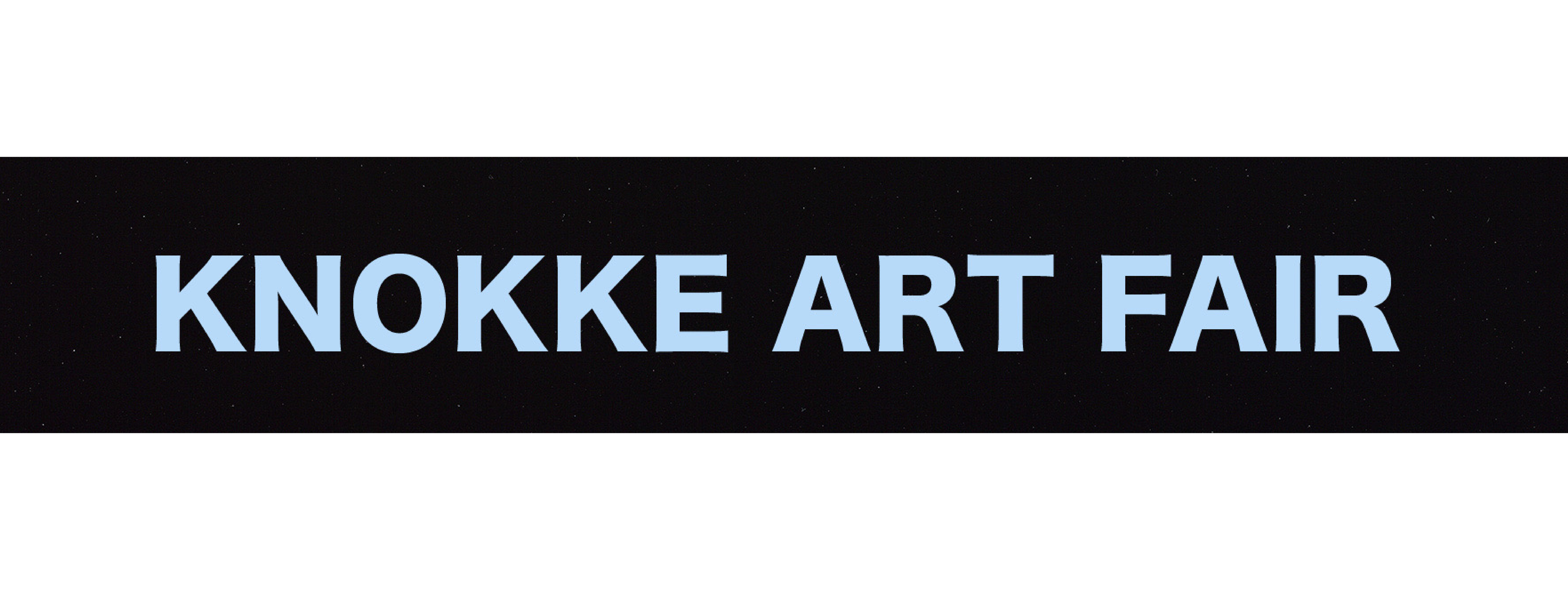 This banner is Knokke Art Fair banner; 這是Knokke Art Fair 的 banner